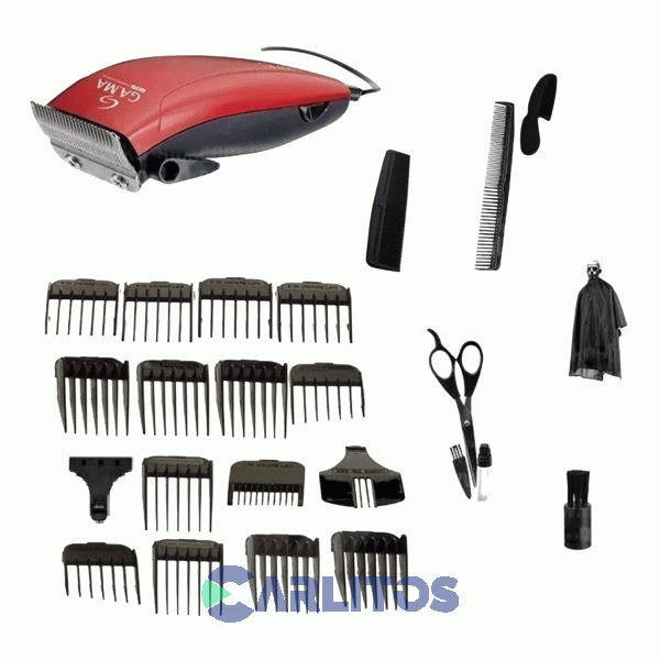 Cortacabello Multistyler Ga.Ma Magnetic Clipper 24 Piezas Gm562-24