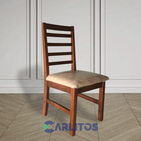 Silla Montecatini Asiento Tela Dadone Castaño