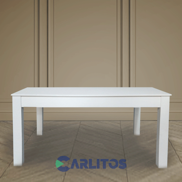 Mesa Rectangular Olivia 1.20 Mts Blanco