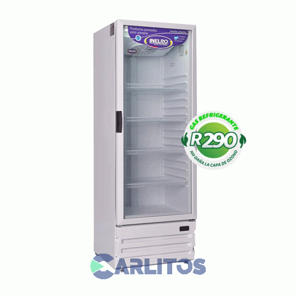 Exhibidora Vertical Inelro 390 Litros Sin Cenefa Mt-380