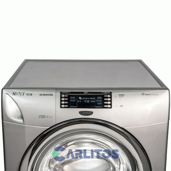 Lavarropa Carga Frontal Drean Inverter 10 KG - 1200 RPM Gris Next 10.12 Pg Eco