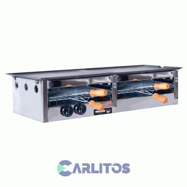 Tostador A Gas Industrial Morelli Doble Gas Envasado