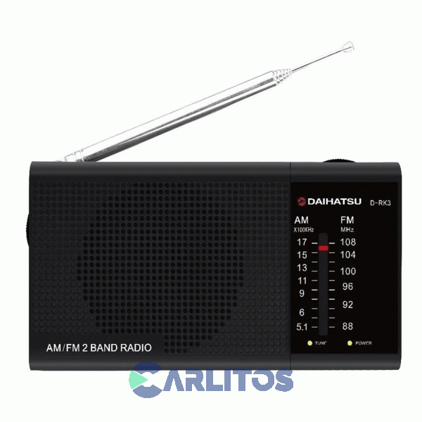 Radio Portátil Daihatsu Am/Fm Analógica D-rk3