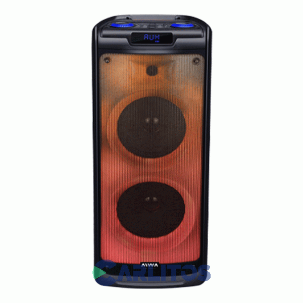 Parlante Torre Aiwa Con Bluetooth Y Batería Aw-t1008f-pb