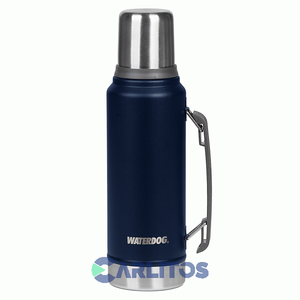 Termo De Mate Waterdog Con Manija 1 Litro Ombu Indigo