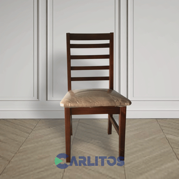 Silla Montecatini Asiento Tela Dadone Castaño
