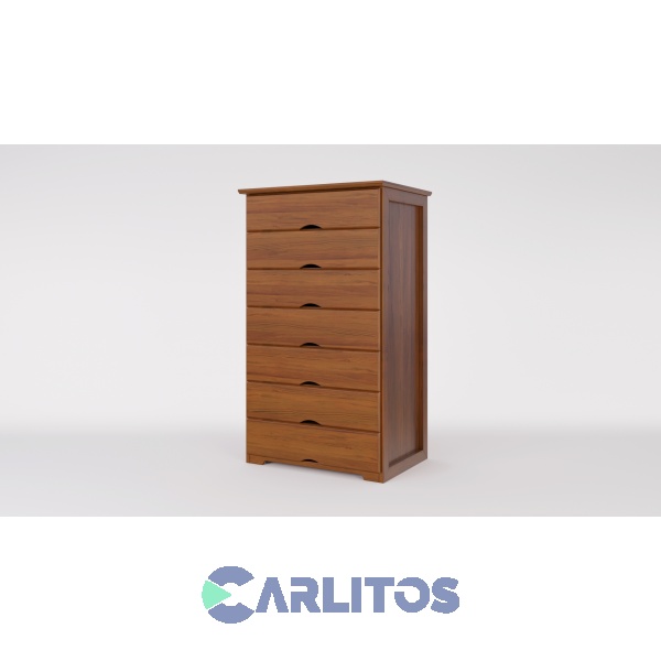 Chiffonier 7 Cajones Pacífico Inmacol Castaño