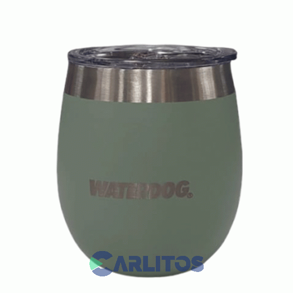 Vaso Con Destapador Waterdog Copon240lpg Verde Pastel