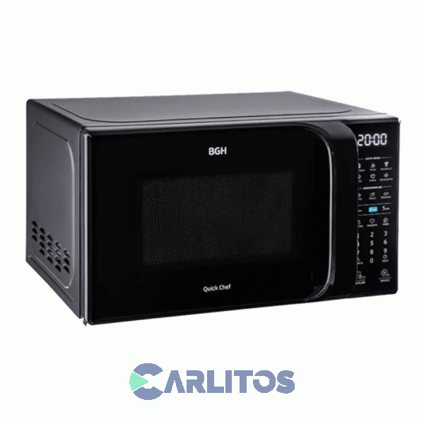 Microondas Digital Bgh 20 Litros Negro B120dn20