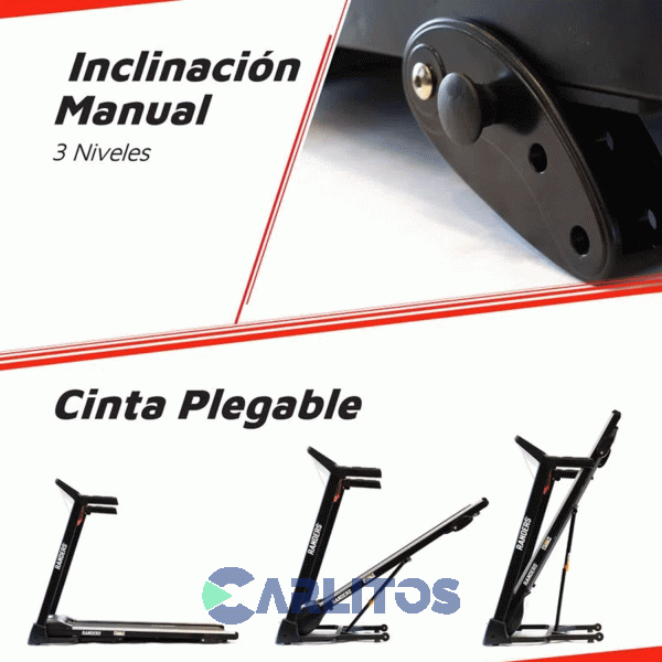 Fitness Cinta Motorizada 2.00 HP Randers Arg-472