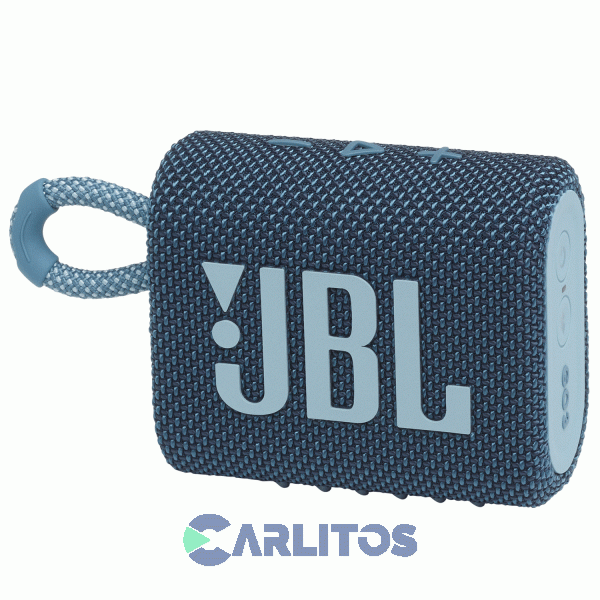 Parlante Portátil JBL Con Bluetooth Y Batería Go 3 Azul