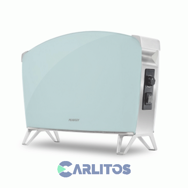 Estufa Panel De Doble Vidrio Peabody 1500 Watts Pe-bvc15c Celeste