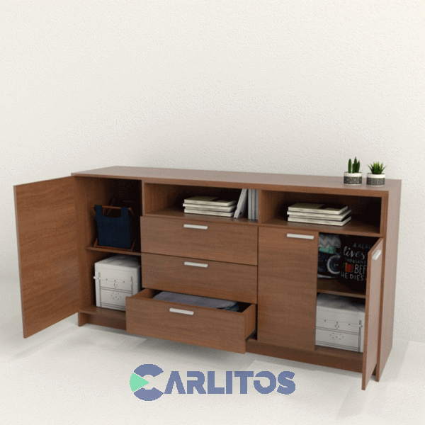 Bahiut Vajillero 1.75 Mts Tables Caoba