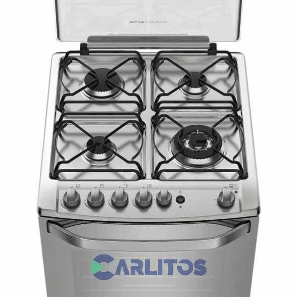Cocina A Gas Electrolux 56 CM Acero Inoxidable Multigas 56gxq