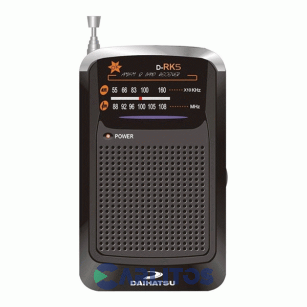 Radio Portátil Daihatsu Am/Fm Analógica D-rk5