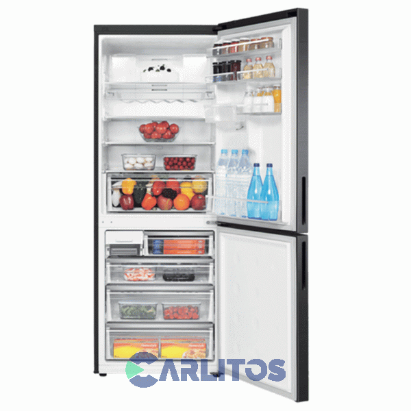 Heladera No Frost Samsung Combi Inverter 432 Litros Negra Rl4363sbabs