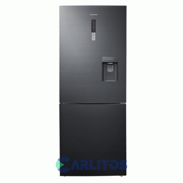 Heladera No Frost Samsung Combi Inverter 432 Litros Negra Rl4363sbabs