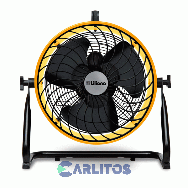 Ventilador Turbo Reclinable Industrial Liliana 16" Vthd16a Amarillo