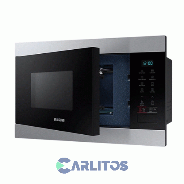 Microondas Empotrable Con Grill Samsung Digital 22 Litros Acero Inox. Mg22m8074ct