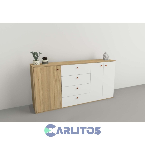 Bahiut 1.75 Mts Línea Home Tables Olmo Finlandés y Everest