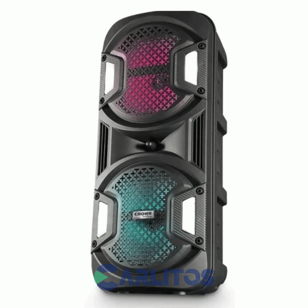 Parlante Torre Crown Mustang Con Bluetooth Y Batería Nuke 6