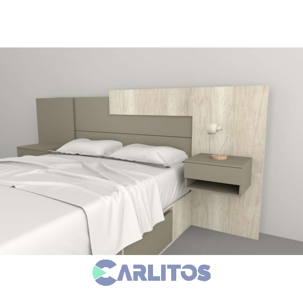 Respaldo Funcional Extensible Nevado y Gris