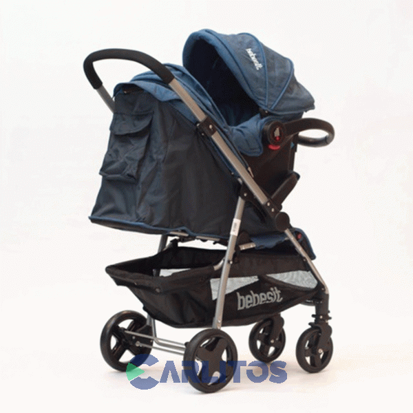 Coche De Paseo Bebesit Aeris Incluye Portabebe/butaca 1390ts Azul