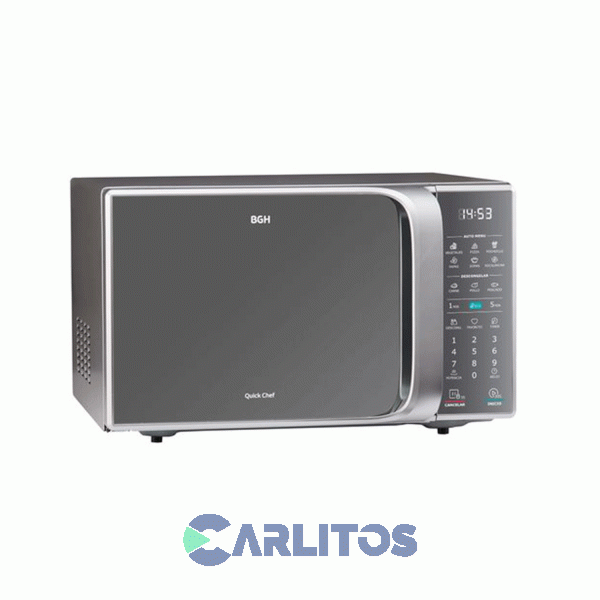 Microondas Con Grill Bgh Digital 23 Litros Gris B223ds20