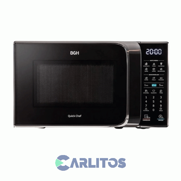 Microondas Digital Bgh 20 Litros Negro B120dn20