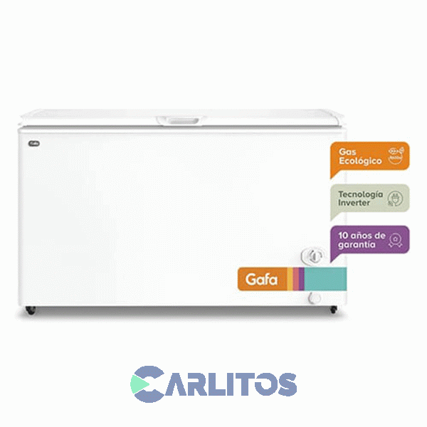 Freezer Horizontal Gafa Inverter 402 Litros Blanco Fghi400b-xl