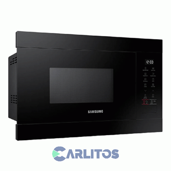 Microondas Empotrable Con Grill Samsung Digital 22 Litros Negro Mg22m8054ak