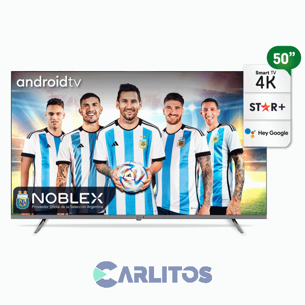 Smart TV Led 50" 4K Ultra HD Noblex Con Android Dr50x7550