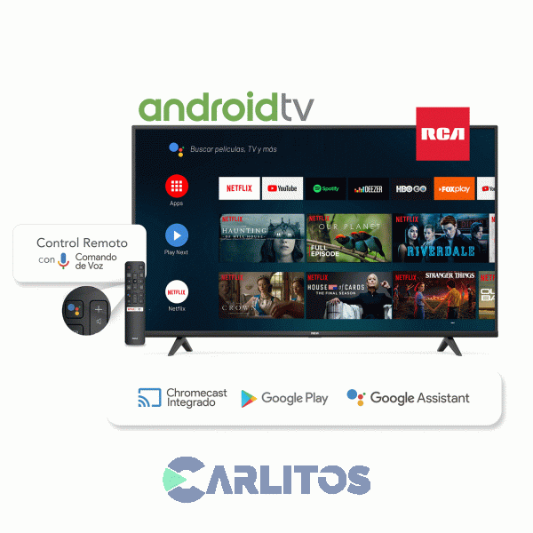 Smart TV Led 55" 4K Ultra HD Rca Con Android And55fxuhd-f