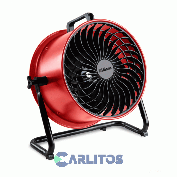 Ventilador Turbo Reclinable Industrial Liliana 16" Vthd16r Rojo