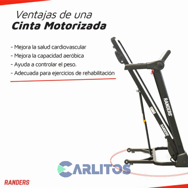 Fitness Cinta Motorizada 1.50 HP Randers Arg-462