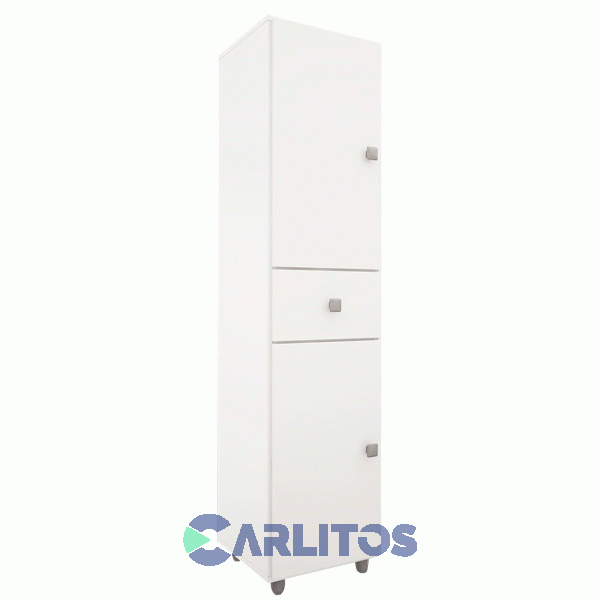 Organizador Multifunción 2 Puertas y 1 Cajón Orlandi Blanco