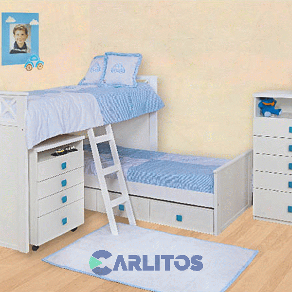 Chiffonier 4 Cajones Infinity Laqueado Blanco