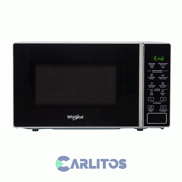 Microondas Digital Whirlpool 20 Litros Silver Wms20as