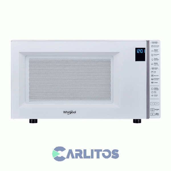 Microondas Con Grill Whirlpool Digital 30 Litros Blanco Wmg30ab