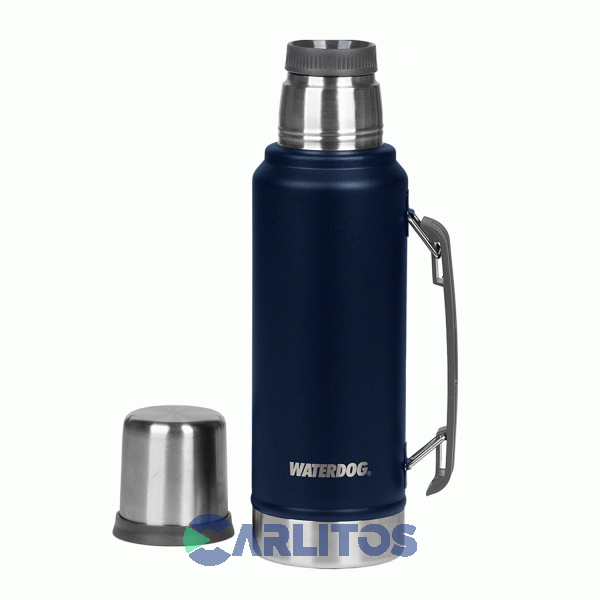 Termo De Mate Waterdog Con Manija 1 Litro Ombu Indigo