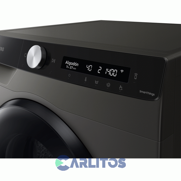 Lavasecarropa Samsung Inverter 10 KG - 1400 RPM Plata Wd10t504dbx