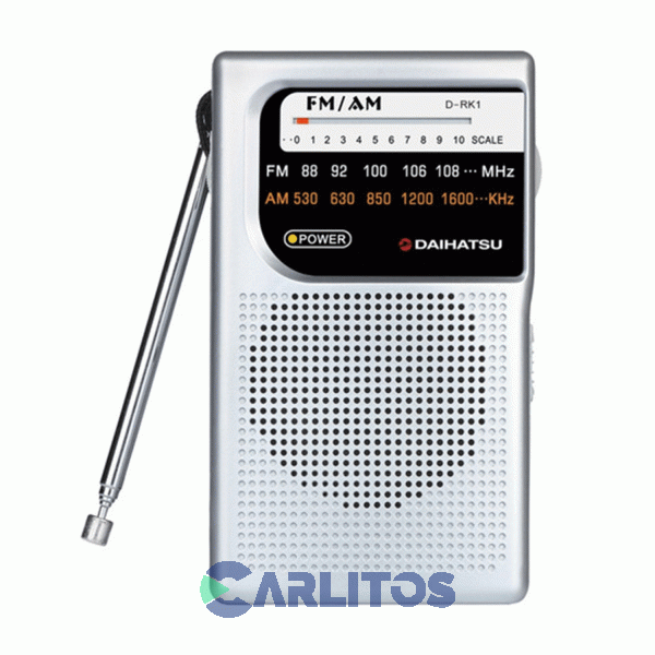 Radio Portátil Daihatsu Am/Fm Analógica D-rk1