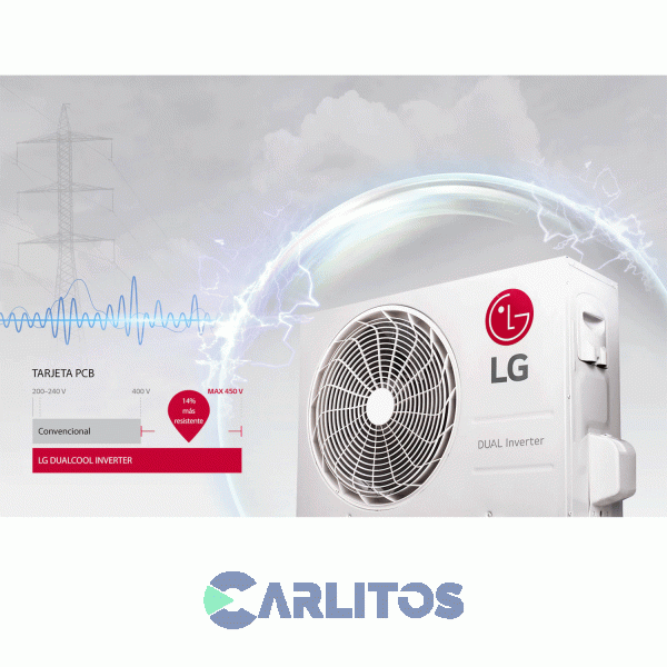 Aire Acondicionado Split Dual Inverter Lg 5200 Watts - Frío/Calor Wifi S4-w18kl31a