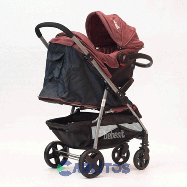 Coche De Paseo Bebesit Aeris Incluye Portabebe/butaca 1390ts Rosado