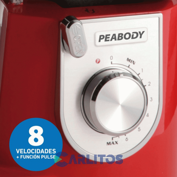 Batidora De Pie Planetaria Peabody 1500 Watts Pe-bm190r Rojo