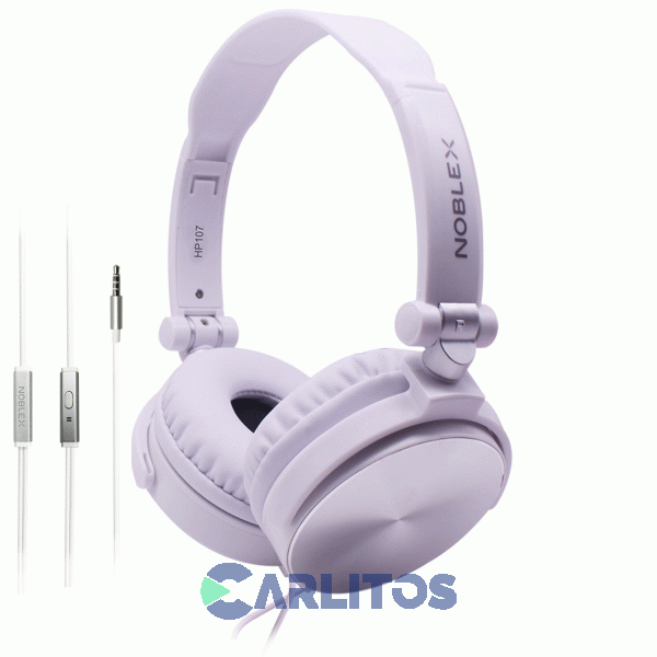 Auricular Vincha Con Microfono Noblex Hp107ws