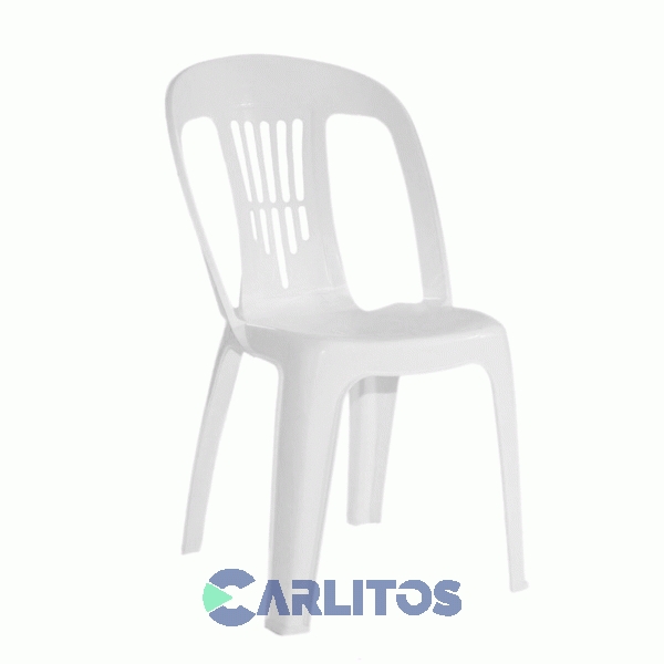 Silla Pvc Garden Life Color Blanco Antonella