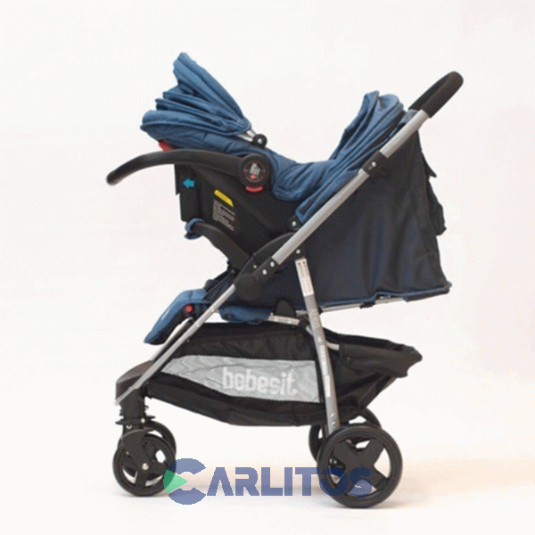 Coche De Paseo Bebesit Aeris Incluye Portabebe/butaca 1390ts Azul