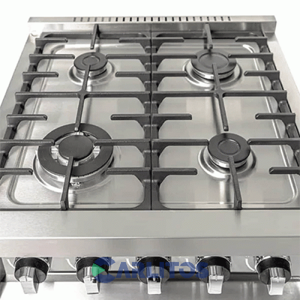 Cocina A Gas Industrial Morelli 55 CM Acero Inox. Espejada 18024 Zafira