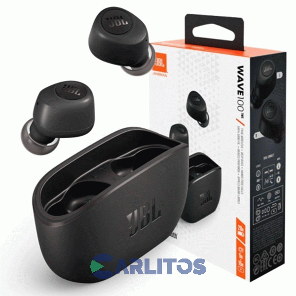 Auricular Bluetooth JBL Jblw100twsblk Negro